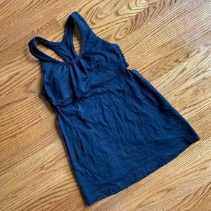 Lululemon Tank with Side Cutouts and Built-in Bra Support - Size 2